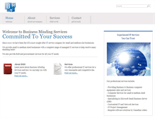 Tablet Screenshot of businessminding.com